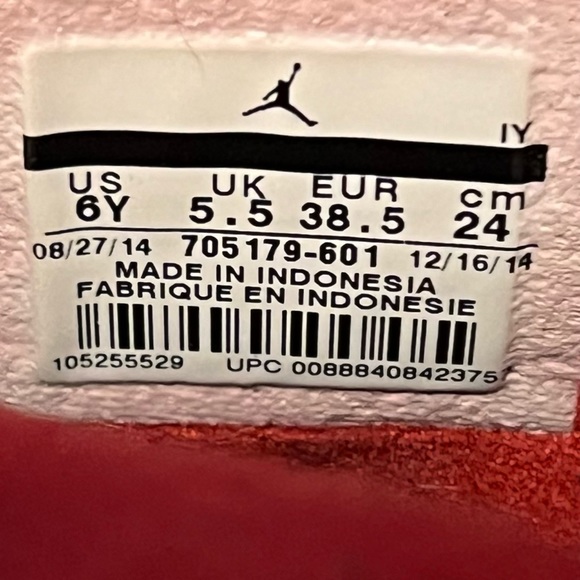 Air Jordan 10 Retro 30th BG "Bulls Over Broadway” Size 6Y Good Condition - Picture 8 of 8